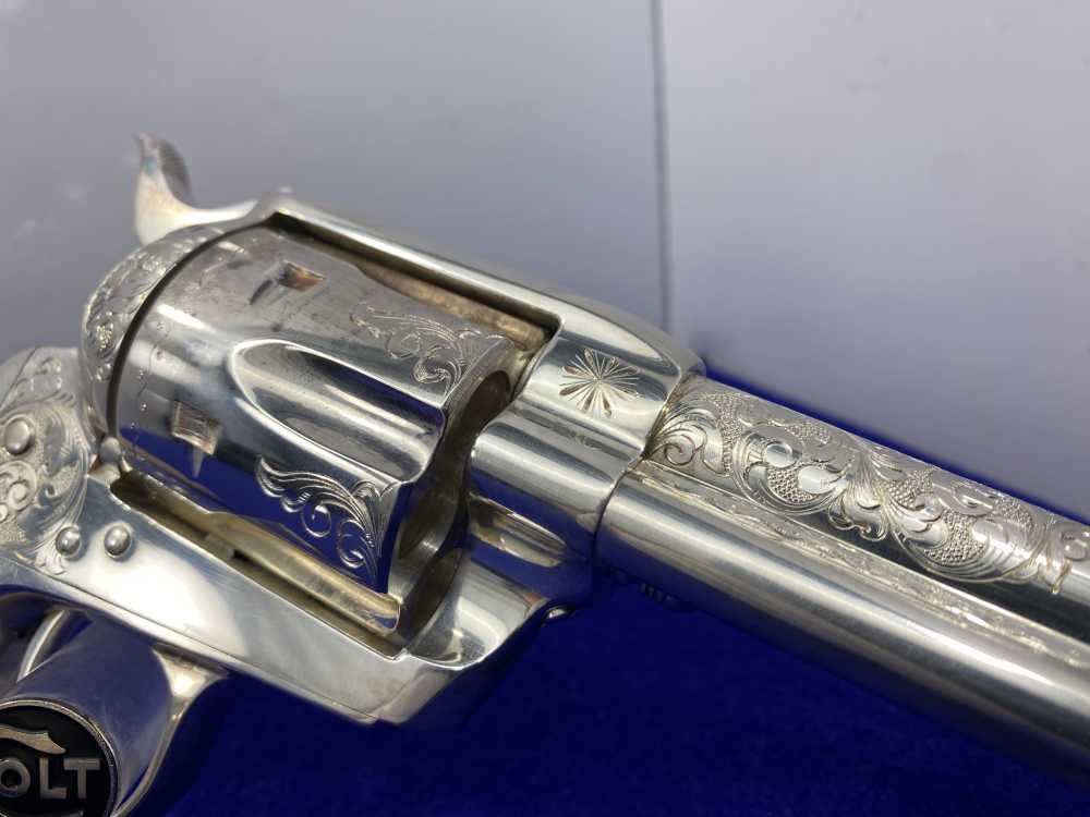 Colt Single Action Army Silver Finish CLASS "A" MASTER ENGRAVED-DENNIS KIES-img-40