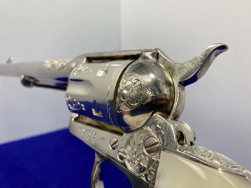 Colt Single Action Army Silver Finish CLASS "A" MASTER ENGRAVED-DENNIS KIES-img-108