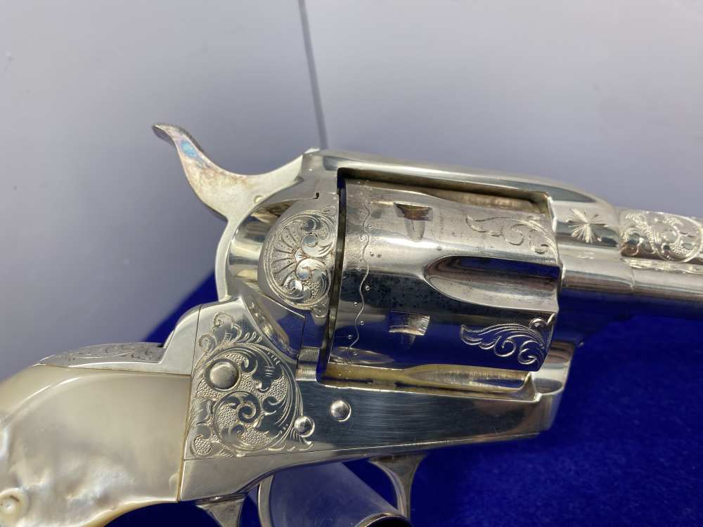 Colt Single Action Army Silver Finish CLASS "A" MASTER ENGRAVED-DENNIS KIES-img-45