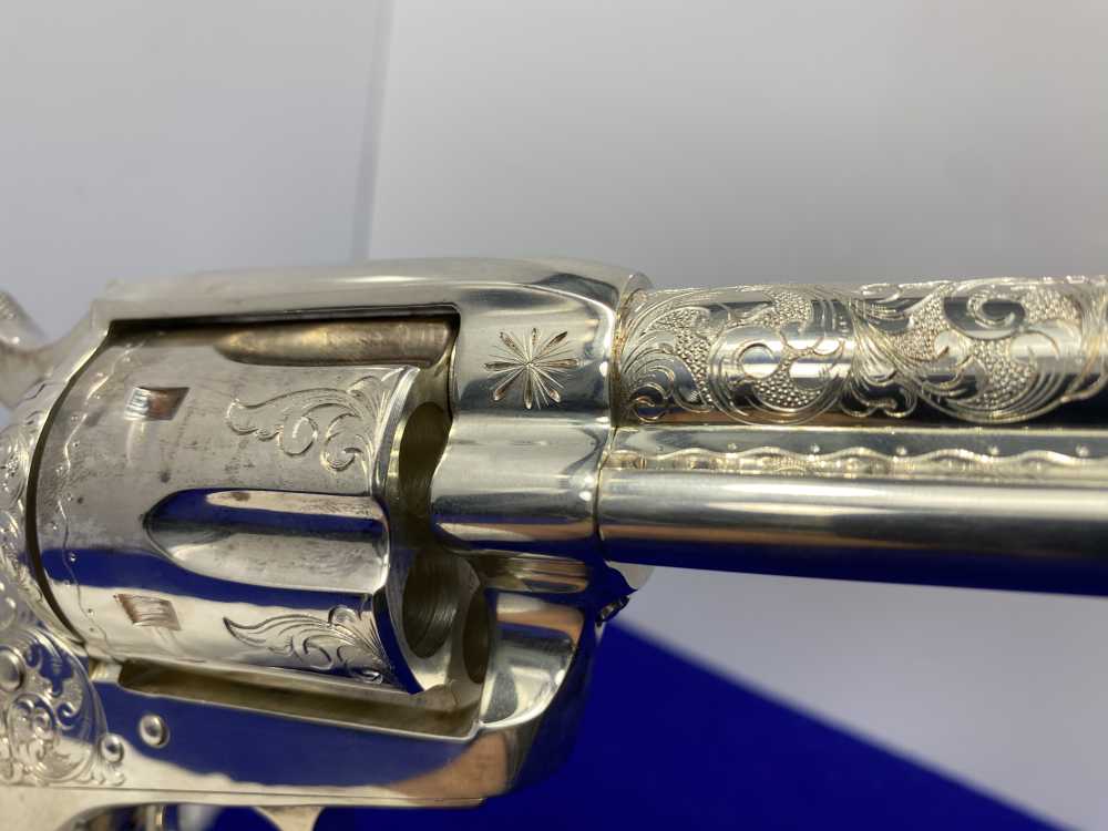 Colt Single Action Army Silver Finish CLASS "A" MASTER ENGRAVED-DENNIS KIES-img-114