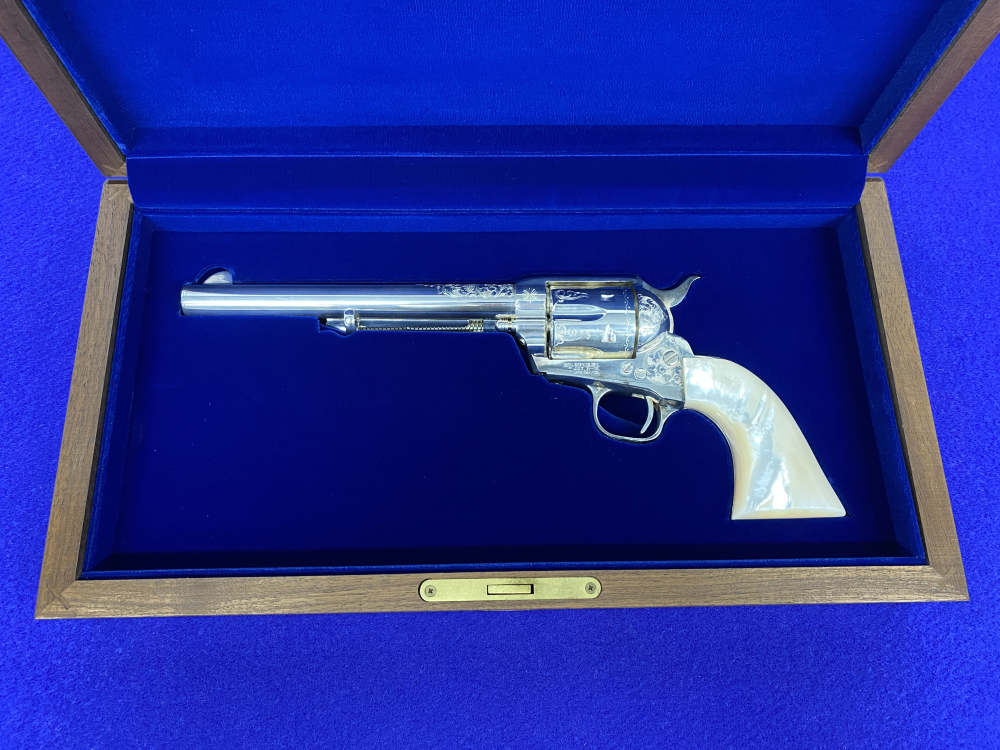 Colt Single Action Army Silver Finish CLASS "A" MASTER ENGRAVED-DENNIS KIES-img-9