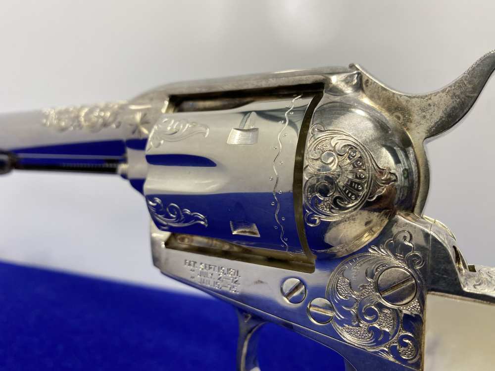 Colt Single Action Army Silver Finish CLASS "A" MASTER ENGRAVED-DENNIS KIES-img-81