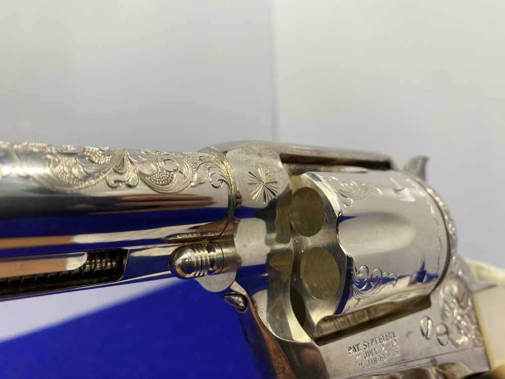 Colt Single Action Army Silver Finish CLASS "A" MASTER ENGRAVED-DENNIS KIES-img-103