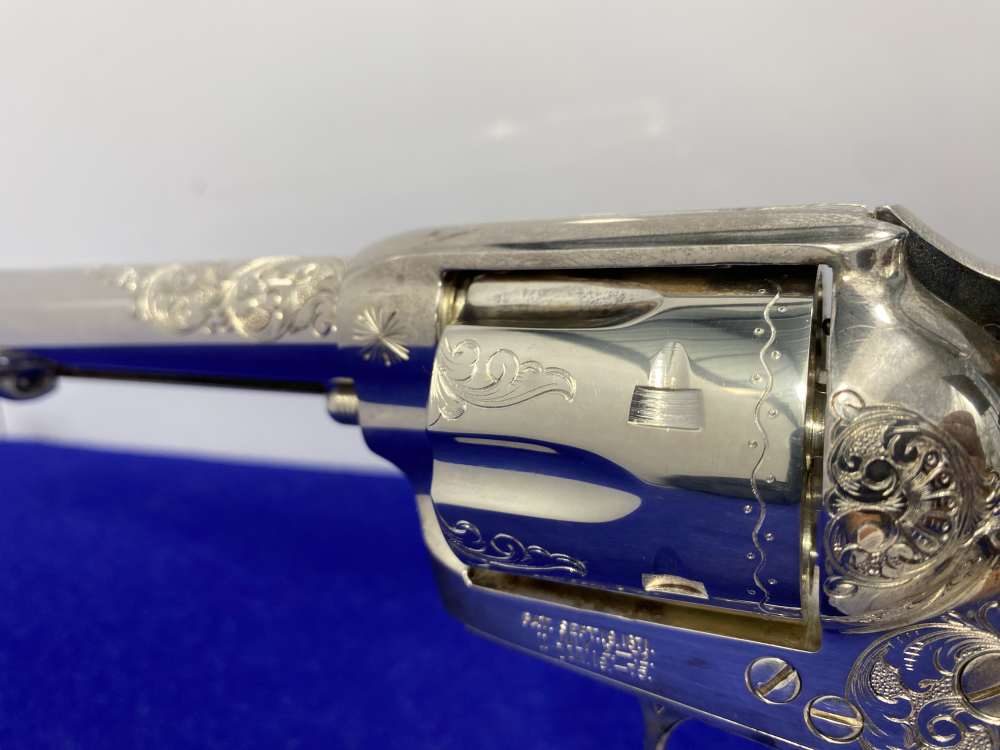 Colt Single Action Army Silver Finish CLASS "A" MASTER ENGRAVED-DENNIS KIES-img-82