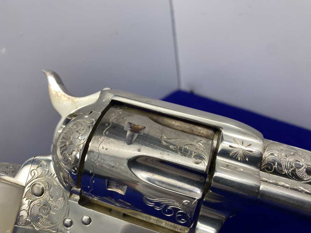 Colt Single Action Army Silver Finish CLASS "A" MASTER ENGRAVED-DENNIS KIES-img-41