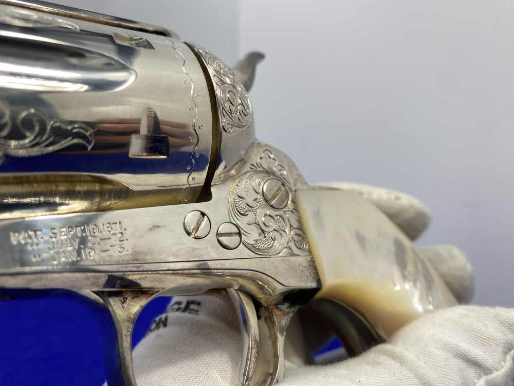Colt Single Action Army Silver Finish CLASS "A" MASTER ENGRAVED-DENNIS KIES-img-107