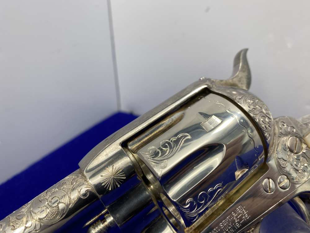Colt Single Action Army Silver Finish CLASS "A" MASTER ENGRAVED-DENNIS KIES-img-21
