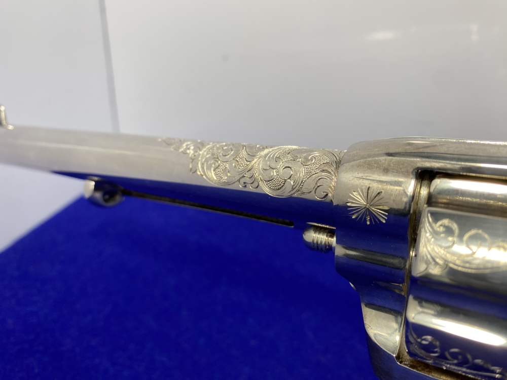 Colt Single Action Army Silver Finish CLASS "A" MASTER ENGRAVED-DENNIS KIES-img-85