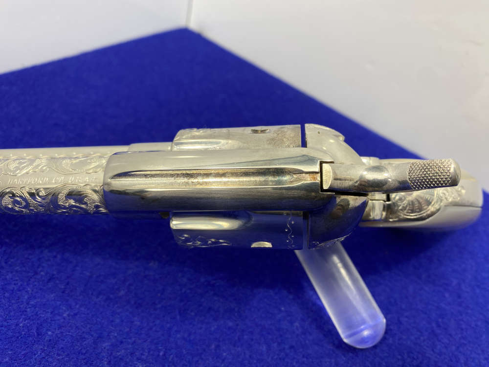 Colt Single Action Army Silver Finish CLASS "A" MASTER ENGRAVED-DENNIS KIES-img-61
