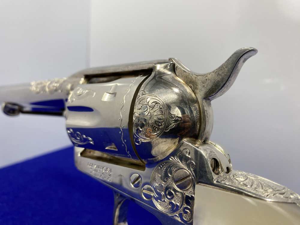 Colt Single Action Army Silver Finish CLASS "A" MASTER ENGRAVED-DENNIS KIES-img-80