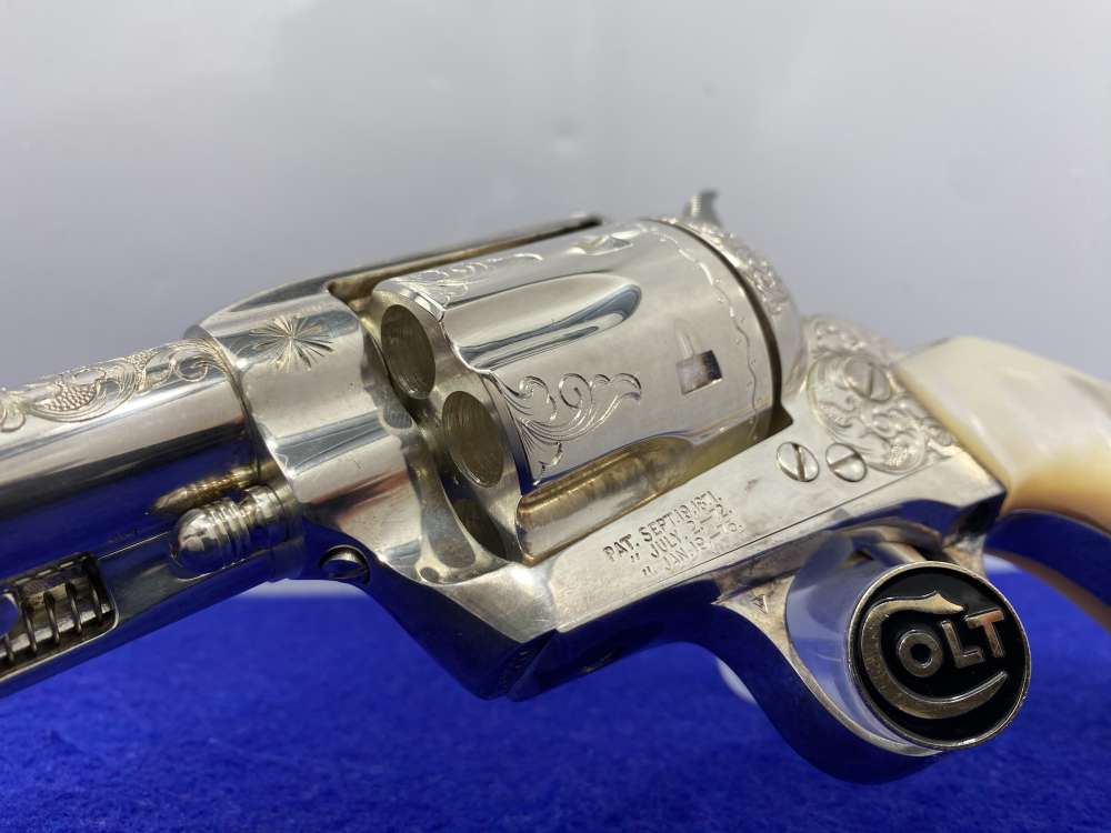 Colt Single Action Army Silver Finish CLASS "A" MASTER ENGRAVED-DENNIS KIES-img-33