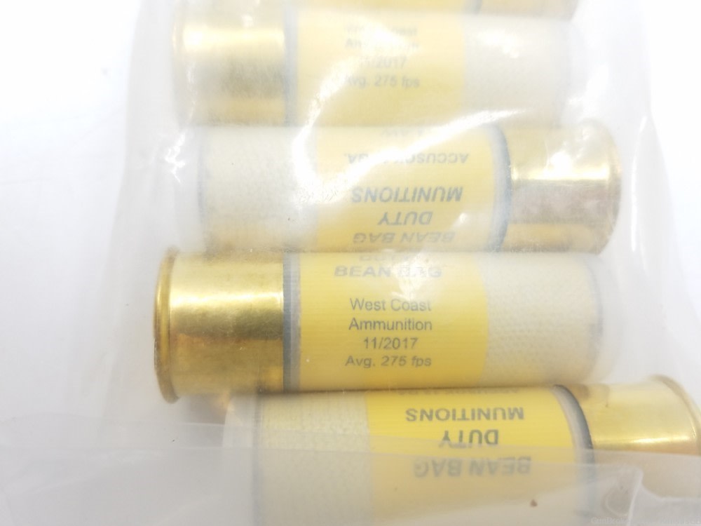 Duty Munitions Bean Bag Accusox 12 GA Law Enforcement Shotgun Sells, 5 ...