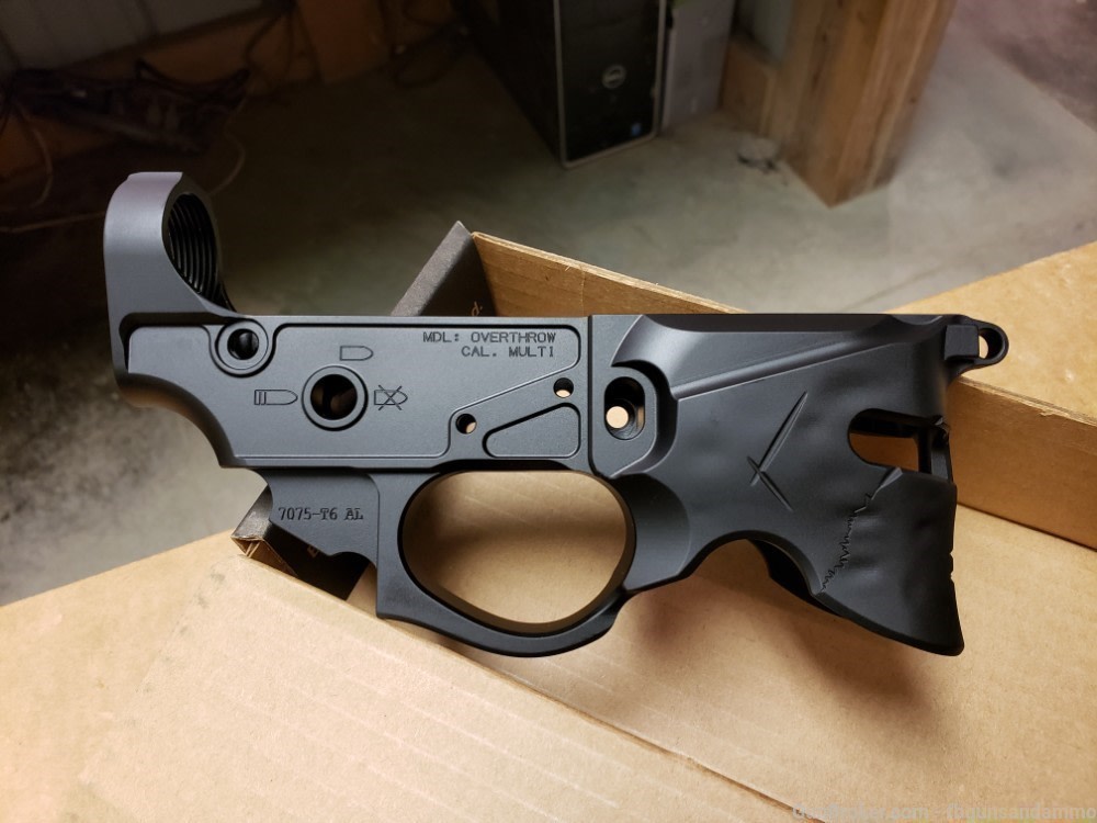 READY SHIP! NEW SHARPS BROS SPARTAN HELMET OVERTHROW BILLET AR-15 LOWER ...
