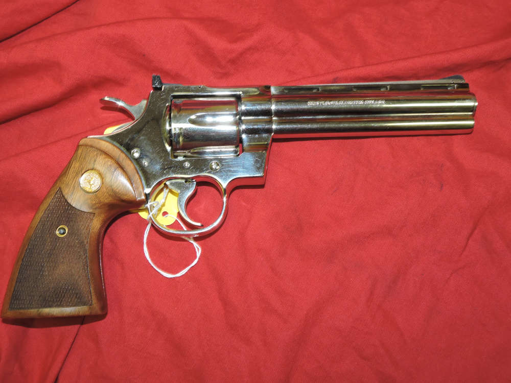 Colt Python 357mag 357 mag Nickel 1977 6
