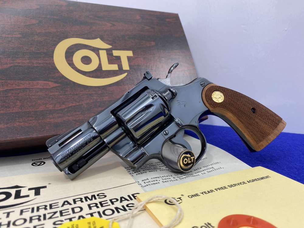 1980 Colt Python .357Mag Blued 2.5