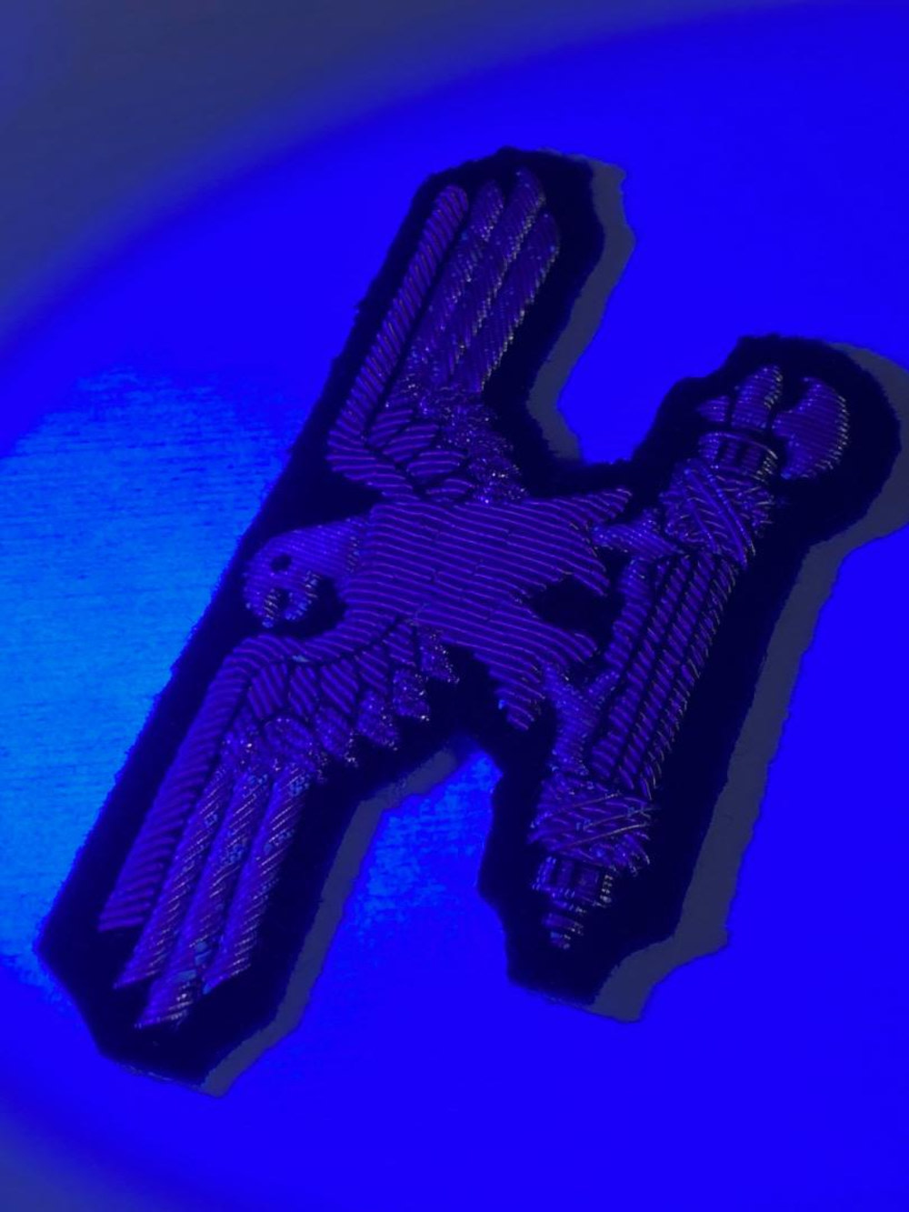 WW2 German SS 29th Division Italian Officers Black Sleeve Eagle Mint ...