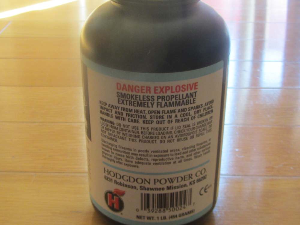 Hodgdon H322 Powder! One Pound of Cool Powder To Load! - Reloading ...