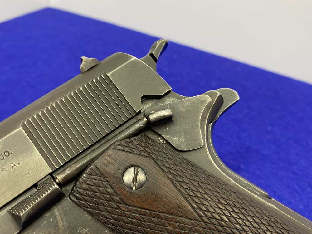 1918 Colt M1911 .45 ACP Blue 5" *HIGHLY DESIRABLE WWI COLT 1911*-img-5