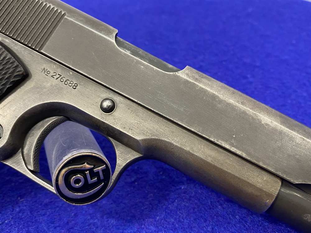 1918 Colt M1911 .45 ACP Blue 5" *HIGHLY DESIRABLE WWI COLT 1911*-img-15