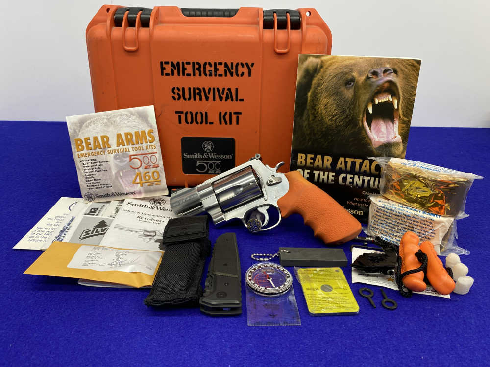 2007 Smith & Wesson 500ES 500 S&W Mag 2.75" *RARE EMERGENCY SURVIVAL KIT*-img-2