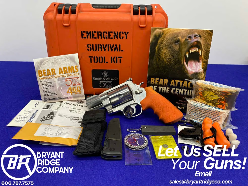 2007 Smith & Wesson 500ES 500 S&W Mag 2.75" *RARE EMERGENCY SURVIVAL KIT*-img-0