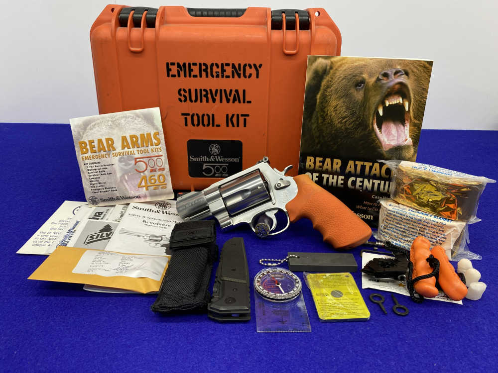 2007 Smith & Wesson 500ES 500 S&W Mag 2.75" *RARE EMERGENCY SURVIVAL KIT*-img-47