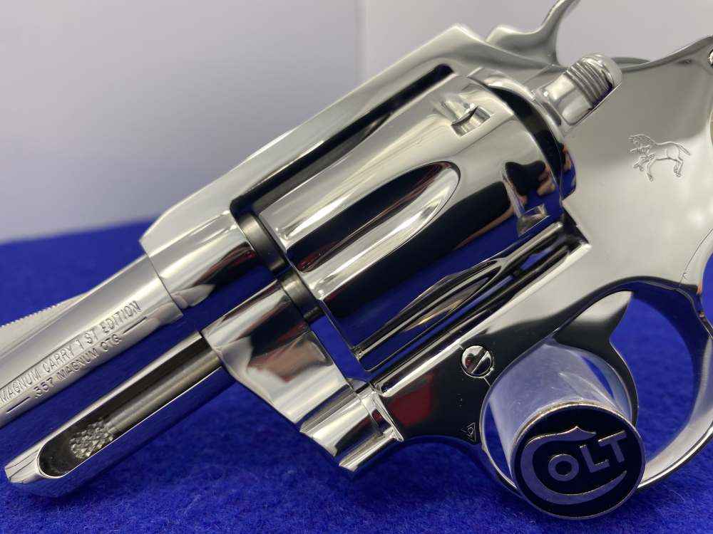 1998 Colt Magnum Carry RARE 1st EDITION *BREATHTAKING BRIGHT STAINLESS*-img-8
