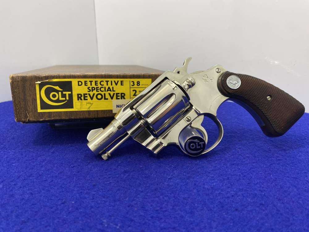 Colt Detective Special .38 Spl Nickel 2" *CLASSIC DOUBLE-ACTION COLT*-img-2