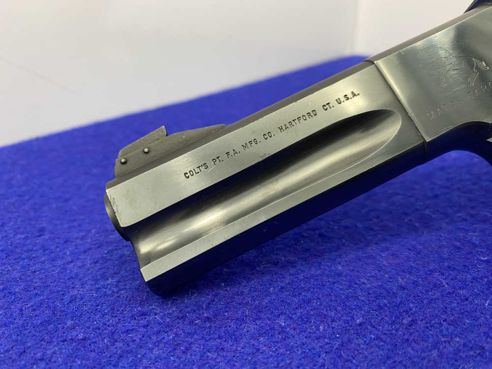 1966 Colt Woodsman .22 LR Blue 4 1/2" *OUTSTANDING 3rd SERIES MATCH TARGET*-img-10