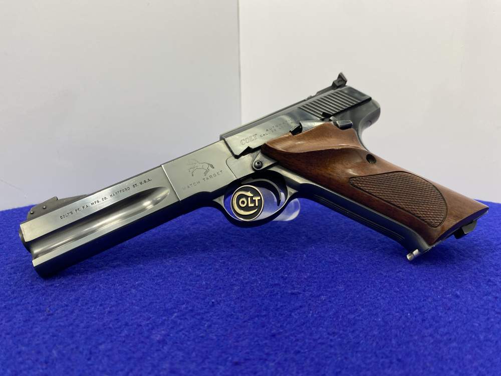 1966 Colt Woodsman .22 LR Blue 4 1/2" *OUTSTANDING 3rd SERIES MATCH TARGET*-img-6