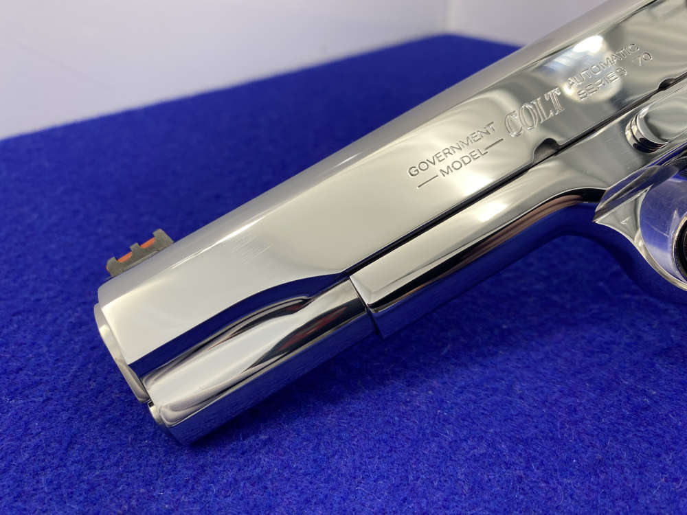 Colt Competition Series 70 .38 Super *BREATHTAKING BRIGHT STAINLESS*-img-8