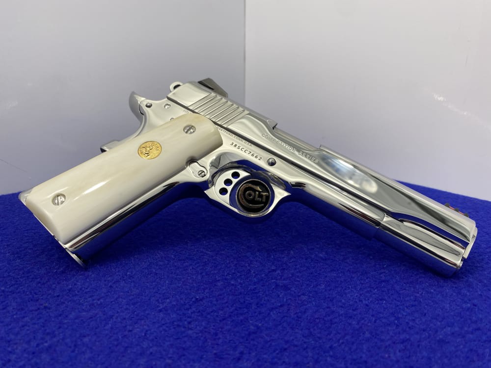 Colt Competition Series 70 .38 Super *BREATHTAKING BRIGHT STAINLESS*-img-9
