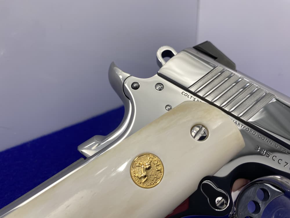 Colt Competition Series 70 .38 Super *BREATHTAKING BRIGHT STAINLESS*-img-11