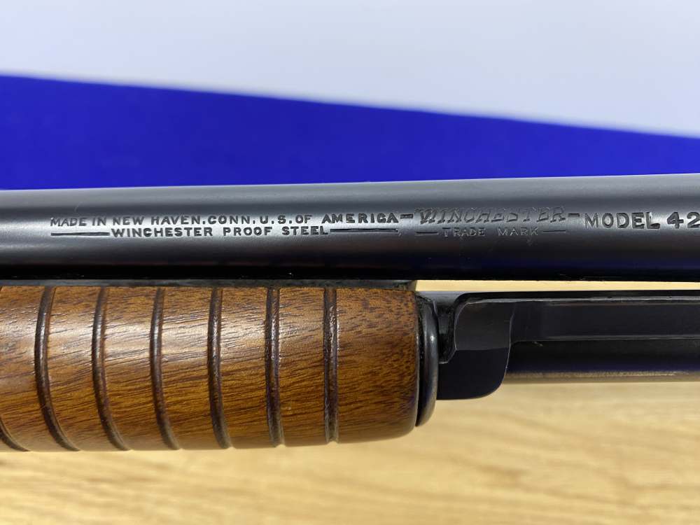 1946 Winchester 42 .410 Bore Blue 26" *EXCELLENT PUMP-ACTION SHOTGUN*-img-28