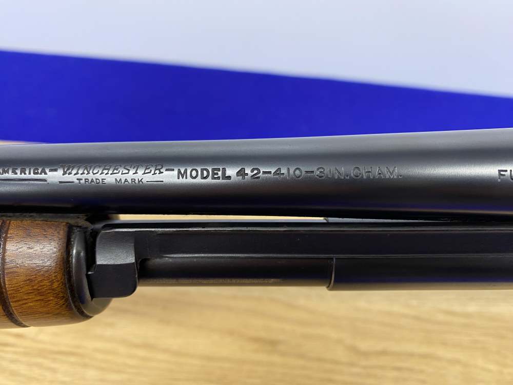 1946 Winchester 42 .410 Bore Blue 26" *EXCELLENT PUMP-ACTION SHOTGUN*-img-29