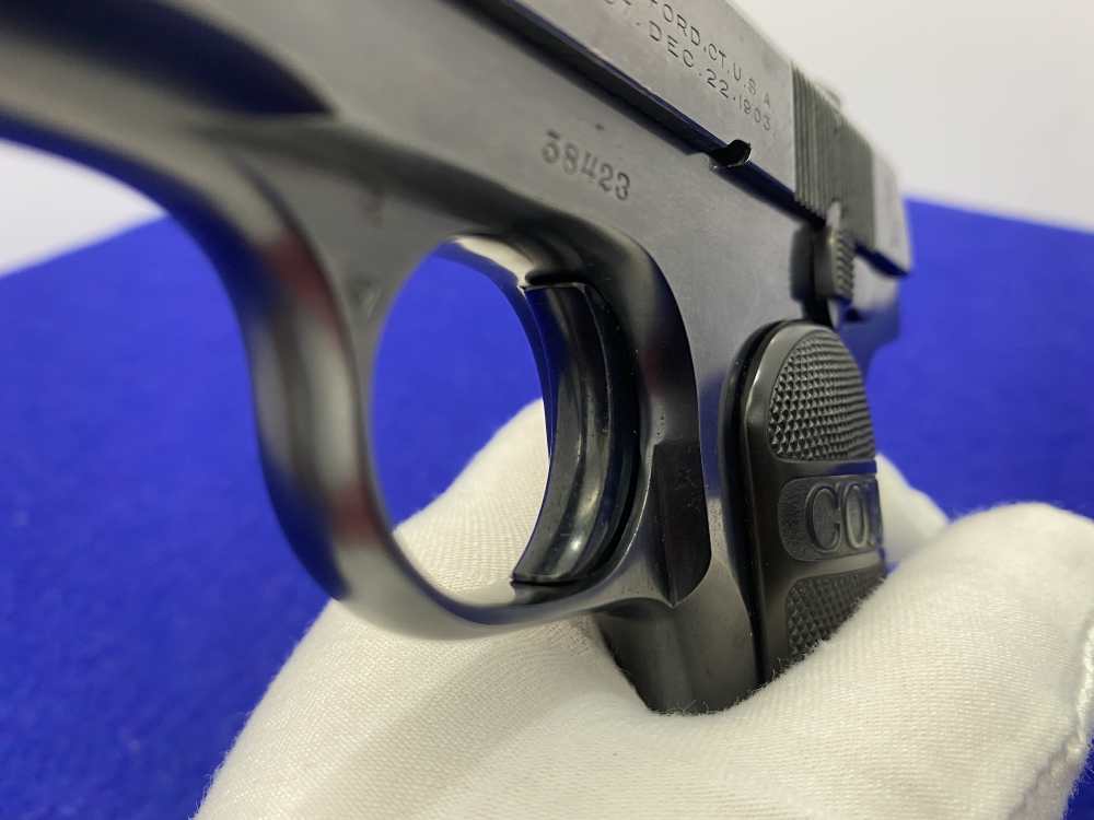 1922 Colt Model 1908 .380 ACP 3.75" *TYPE III POCKET HAMMERLESS MODEL*-img-50