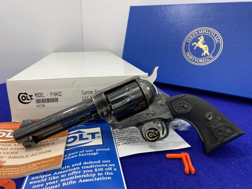 2006 Colt Single Action Army 4.75" .357 Mag *AWESOME CUSTOM SHOP EXAMPLE*-img-2