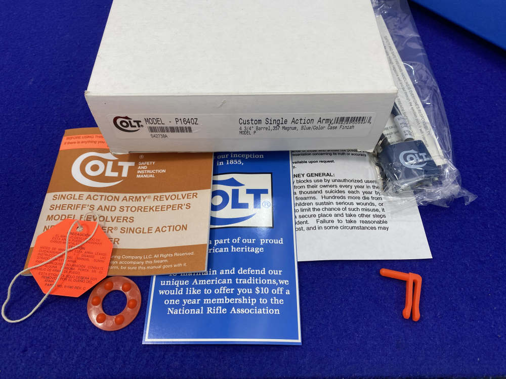 2006 Colt Single Action Army 4.75" .357 Mag *AWESOME CUSTOM SHOP EXAMPLE*-img-3