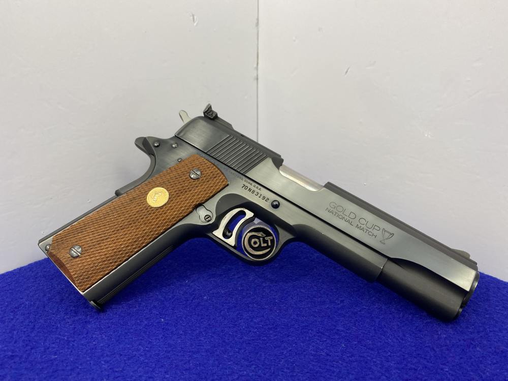 Colt Gold Cup National Match .45ACP Blued *STUNNING SEMI-AUTO COLT*-img-14