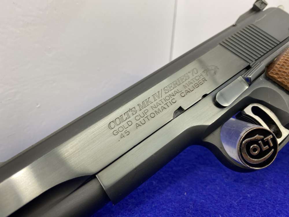 Colt Gold Cup National Match .45ACP Blued *STUNNING SEMI-AUTO COLT*-img-11