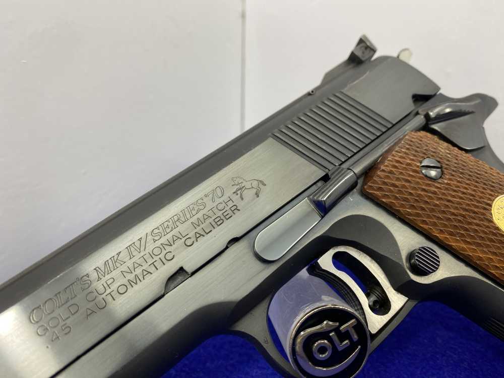 Colt Gold Cup National Match .45ACP Blued *STUNNING SEMI-AUTO COLT*-img-10