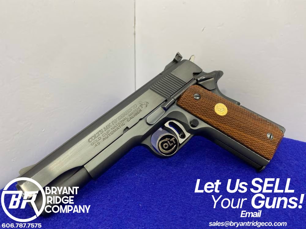 Colt Gold Cup National Match .45ACP Blued *STUNNING SEMI-AUTO COLT*-img-0