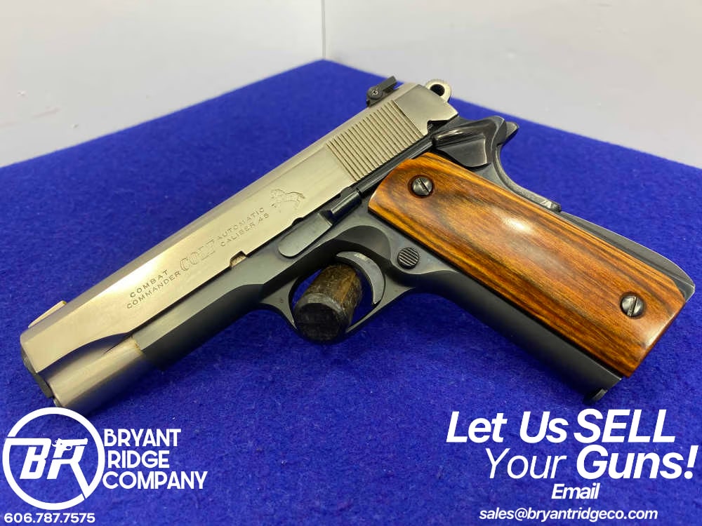 1981 Colt Combat Commander .45ACP 4.25" *ICONIC SEMI-AUTOMATIC COLT*-img-0