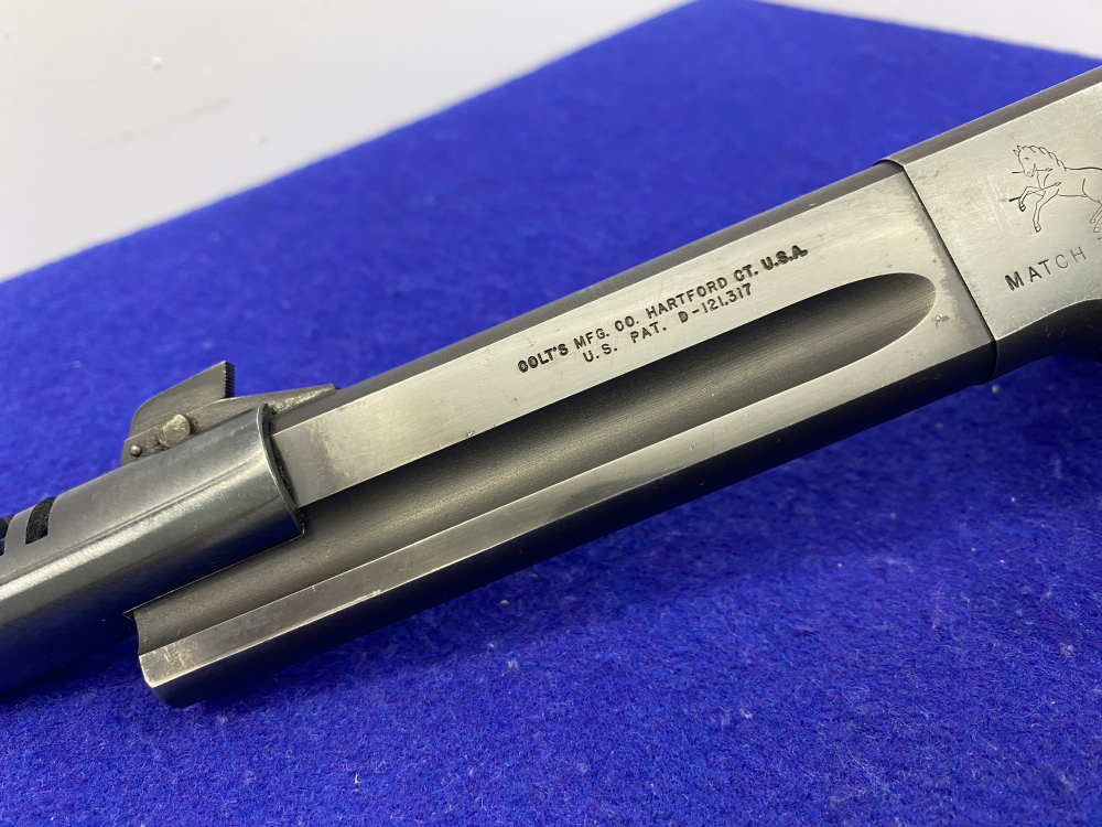 Colt Woodsman Match Target 22 LR 7" Blue *INCREDIBLE 2nd SERIES MODEL*-img-18