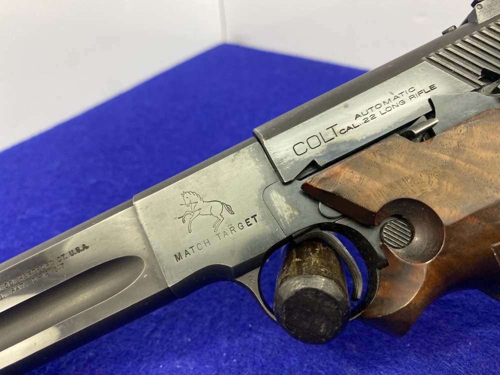 Colt Woodsman Match Target 22 LR 7" Blue *INCREDIBLE 2nd SERIES MODEL*-img-14