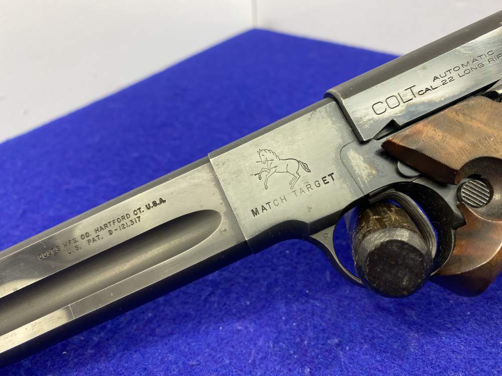 Colt Woodsman Match Target 22 LR 7" Blue *INCREDIBLE 2nd SERIES MODEL*-img-15