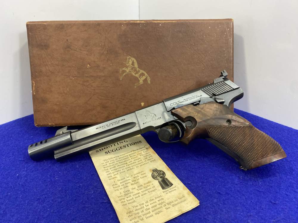 Colt Woodsman Match Target 22 LR 7" Blue *INCREDIBLE 2nd SERIES MODEL*-img-78