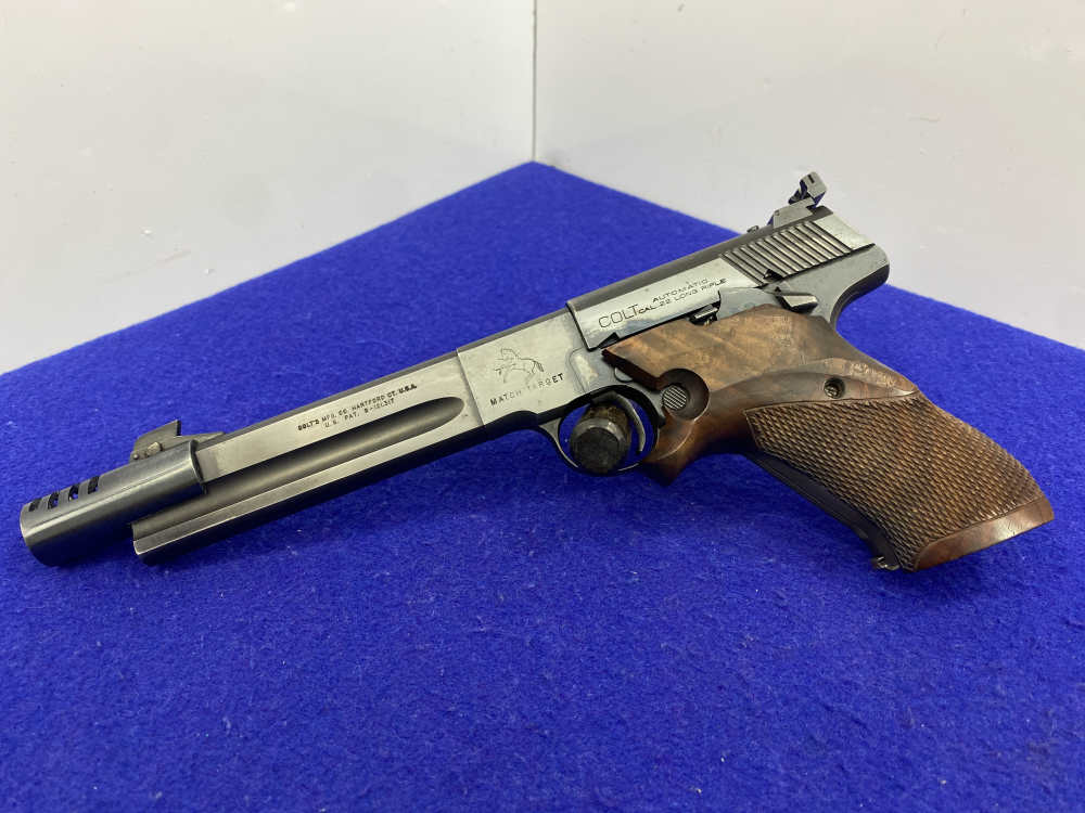 Colt Woodsman Match Target 22 LR 7" Blue *INCREDIBLE 2nd SERIES MODEL*-img-5