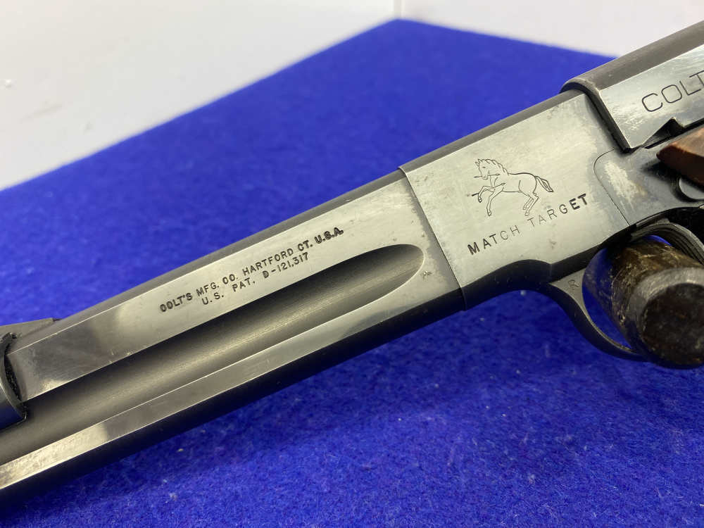 Colt Woodsman Match Target 22 LR 7" Blue *INCREDIBLE 2nd SERIES MODEL*-img-16