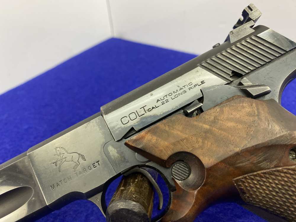 Colt Woodsman Match Target 22 LR 7" Blue *INCREDIBLE 2nd SERIES MODEL*-img-13